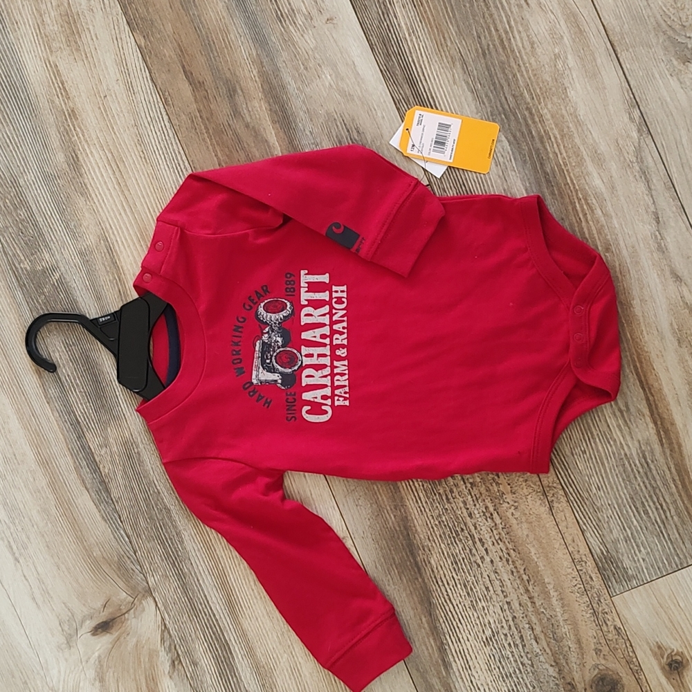 12m Carhartt crew neck bodysuit (onsie)